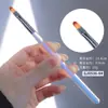 Caneta Pincel Transparente Aurora Ice Ferramenta para Manicure Cabeça Redonda Puxar Linha Pincel de Varredura Caneta de Pintura Fina Conveniente Atacado