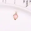 Accesorios para joyería DIY transfronterizos colgante de gota de agua con diamante chapado en oro de cobre collar pendientes pulsera colgante materiales de decoración para ropa