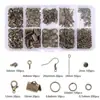Acessórios de Pingente Embalados Mais Vendidos Transfronteiriços Fecho Lagosta Gancho de Pressão Argola Aberta Gancho de Orelha Pino em Forma de 9 Acessórios para Brincos DIY
