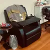 Sofá para Salón de Uñas, Silla de Belleza para Pestañas, Silla para Tatuajes y Pedicura, Silla para Limpieza de Oídos, Sofá Multifuncional, Mesa y Silla para Uñas Estilo Cine
