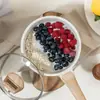 Wok, Olla para Sopa, Juego Completo de Ollas, Sartén, Cocina de Inducción, Estufa de Gas, Juego de Sartenes Antiadherentes de Piedra Médica para el Hogar, Sartén