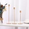 Candelabro de hierro forjado transfronterizo al por mayor, cena romántica a la luz de las velas para el Día de San Valentín, decoración de escritorio, candelabro decorativo de restaurante occidental de alta gama