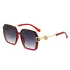 Gafas de sol de moda Duchi 6063 para mujer, gafas de sol para viajar y conducir, montura cuadrada grande, gafas de sol transfronterizas europeas y americanas