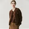 Cárdigan de Cachemira Jacquard Mariposa Estéreo para Mujer, Chaleco sin Mangas de Moda para Otoño e Invierno, Traje Elegante y que Rejuvenece