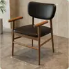 Mesas y sillas de estilo rústico para restaurantes de alta gama, cafeterías y restaurantes de fusión de moda y nicho que sirven cocina occidental, hechas de madera maciza