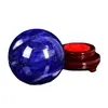 Bola de Cristal Azul, Piedra Cruda Azul, Cristal Fundido para Hogar y Oficina, Adorno de Amatista Feng Shui, Venta al por Mayor de Fábrica de Cristal Fundido