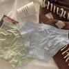 Mulheres Puro Desejo Underwear Verão fino japonês Renda Quick-drying Doce Pequeno fresco Mid-cintura Estudante Briefs High School