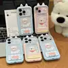 Soporte para Orejas West Highland se Transforma Instantáneamente en Funda para iPhone 16 Dopamine Starry Sky Compatible con Apple 17 Pro Max