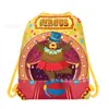Wf111 Festa de Circo Tecido Não Tecido Sacola Promocional de Presente Carnaval Acrobacias Decorativa Armazenamento Sacola com Cordão
