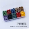 Juego Completo de Perlas para Sello de Cera con Formas de Flores, Caja Transparente con Compartimentos, 10/15/24 Colores, Venta al por Mayor de Fábrica de Sellos de Cera