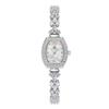 Relógio de Pulso Feminino Disney/Disney com Mostrador Perolado Brilhante, Luxo Leve, Quartzo, Pequeno, Cobre 1199