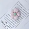 Acessórios de Flor de Tecido Coloridos e Doces Preenchidos com Algodão, Materiais Frescos de Flor de Cinco Pétalas para Broche e Grampo de Cabelo DIY, Estilo Floresta