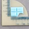 Accesorios de resina: chocolate mordible, decoraciones de chocolate cuadradas simuladas, pegatinas para funda de teléfono de pegamento de crema DIY