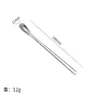 Cuchara Mezcladora de Acero Inoxidable 304 Palillo Mezclador para Café Postre Té con Leche Mango Largo Creativo Cuchara para Hielo Cuchara para Miel Cuchara de Bar