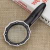 Taobao WeChat comercio electrónico de comercio exterior superventas nuevo seis LED forma de paraguas de mano mango blanco y negro lupa 556H
