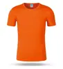 Camiseta de verão fresca, secagem rápida, gola redonda, manga curta, com texto e logo impressos personalizados, camiseta publicitária para homens e mulheres, roupa de grupo