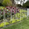 Cerca Divisória de Parede de Jardim de Ferro Forjado Suporte de Flores para Pátio Treliça para Roseiras e Clemátides Suporte para Trepadeiras
