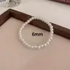 Pulseira de Pérolas Swarovski em Camadas Estilo Francês, Pulseira de Pérolas com Fio Elástico Exquisita de Luxo Leve de Nicho, Novo Modelo 2026 com Sensação de Alto Padrão