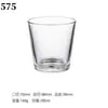 Vaso de vela, recipiente de vidrio transparente, taza vacía para aromaterapia, candelabro romántico para dormitorio, adornos, vaso de vidrio rociable multicolor