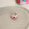 Anillo Divertido de Monstruo para Niños Anillo Abierto de Gafas Grandes Lindas para Mujer Mascota Linda Gatito Anillo de Dedo Popular en Internet