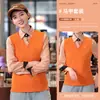Camisa de Manga Larga Estilo Celebridad Ropa de Trabajo para Mesero de Catering Traje de Manga Larga Otoño e Invierno Ropa de Trabajo para Cafetería de Té con Leche