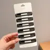 Pinza para el Cabello Negra Sin Costuras para Mujer 2026 Nuevo Clip de Alto Gama para Flequillo Pinza Lateral Accesorio para el Cabello