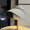 Sombrero de Sol de Plástico Negro Abierto para Mujer en Verano, Sombrero de Sol Plegable para Ciclismo al Aire Libre con Ala Ancha, Sombrero de Sol con Protección UV