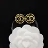 Pendientes de alta calidad para todo tipo de atuendos, pendientes de moda para hombres y mujeres, letras de pedrería, todo a juego, pasador de plata s925, accesorios de aleación