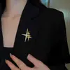 Broches Estilo Estrela Coreano e Japonês de Verão para Homens e Mulheres, Alfinetes para Fixar Roupas e Evitar Exposição, Broches de Gola de Terno, Acessórios, Série Princesa