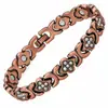 Pulseira magnética de moda TiKToK transfronteiriça em ouro rosa e diamante verde para mulheres, esmeralda grande incrustada com diamantes, joia de luxo leve para casais
