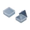 Caja de Plástico Transparente Cuadrada Caja de Plástico Caja para Papas Fritas Caja de Empaque de Producto Caja Pequeña para Anzuelos Caja Cuadrada A38