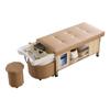 Cama de Champú para Terapia Capilar Tailandesa Circulación de Agua a Temperatura Constante Fumigación Masaje Peluquería Clase Especial Elegante Salón de Belleza Salón de Belleza