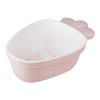 Cor de contraste dupla camada de rabanete cesta de lavagem de frutas cesto de drenagem de frutas cozinha cesta de armazenamento de frutas cesta de plástico multiuso