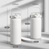 Taza Termo de Acero Inoxidable de Gran Capacidad y Buen Aspecto 304 Portátil con Popote y Doble Asa para Beber Taza Termo Hecha a Medida con Logo