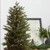 Decoração de Natal Personalizada Transfronteiriça Árvore de Lápis, Árvore de Natal Pura Pe Criptografada Simulada com Luzes Embutidas para Decoração de Sala de Estar em Casa