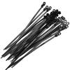 Brida de nailon de cabeza fija con autobloqueo, con doble orificio, color blanco y negro, tamaño 4 x 150, venta al por mayor
