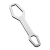 Llave Universal Autoajustable, Llave de Doble Cabeza Multifuncional, Llave de Flor de Ciruelo, Herramienta de Llave Rápida para Espacios Estrechos