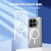 Adecuado para la funda del teléfono Xiaomi 17T Pro con atracción magnética, transparencia, delgadez y amigabilidad con la piel LeReach
