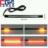 Fita de luz universal para carro e moto, luz de freio com 48 LEDs, luz de seta, luz de placa à prova d'água, lanterna traseira, SMD vermelho e amarelo