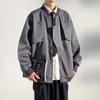 Primavera e Outono Novo Americano High Street Tops e Jaquetas de Piloto para Homens e Mulheres, Design Solto e Versátil Jaquetas de Trabalho e Uniformes de Beisebol