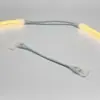 Accesorios para tira de luz de alto voltaje 220v con interruptor, enchufe, perilla, regulador, conector central y cable de conexión