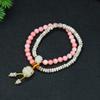 Pulseira de Bodhi Cinnabar Queimada com Carvão, Garra de Gato Fofa, Multicamadas para Mulheres, Pulseira Cinnabar Dopamina da Moda, Popular em Live Streaming