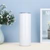 Taza termo de acero inoxidable 304 para comercio exterior transfronterizo, pintura arcoíris, taza recta de 20 oz, sublimación, pajita, taza delgada, taza de agua