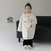 Abrigo de Peluche para Niñas Tutu Elefantito 2026 Invierno Nuevo Piel Sintética de Visón Cálido Largo con Capucha Abrigo de Felpa