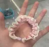 Laços de cabelo fofos e duráveis para meninas pequenas, scrunchies doces com babados para crianças, alta elasticidade que não danifica o cabelo
