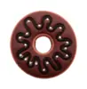 Zapatos de Cueva de Donas Lindos Zapatos Pulsera de Fiesta de Flores Hebilla Decorativa Hebilla de Zapato de Goma Suave PVC Accesorios para Zapatos de Comercio Electrónico Transfronterizo