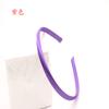 Diadema de Tela de Color Arcoíris de 1 cm de Espesor para Manualidades Material Plástico Satén Accesorio para el Cabello Gradiente Arcoíris