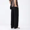 Pantalones casuales para hombre 2026 verano nuevo estilo sueltos finos rectos pantalones de chándal casuales algodón