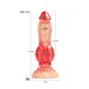 A196 Dildo con Forma de Perro, Tapón Anal de Masturbación con Forma Especial, Juguete Sexual para Adultos para Hombres y Mujeres, Expansor Anal Estimulante