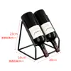 Decoración de Estante de Vino de Lujo Ligero, Estante de Exhibición de Gabinete de Vino de Gama Alta, Soporte Inclinado para Botellas de Vino de Uso Doméstico, Estante de Vino Decorativo